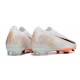 Chaussures de Foot Nike Mercurial Vapor 16 Elite FG Blanc Noir Orange