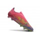 Crampons Adidas F50 Elite LL FG Rose Jaune Violet
