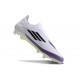 Crampons Adidas F50 Elite LL FG X Messi Blanc Ftwr Noir Violet Uni