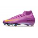 Nike Zoom Mercurial Superfly 10 Elite FG Violet Jaune