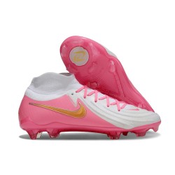 Nike Phantom Luna 2 Elite FG Chaussure Rose Blanc
