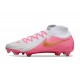 Nike Phantom Luna 2 Elite FG Chaussure Rose Blanc