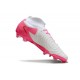 Nike Phantom Luna 2 Elite FG Chaussure Rose Blanc