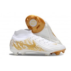 Nike Phantom Luna 2 Elite FG Chaussure Blanc Or