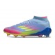 Adidas F50 Elite Mid FG Nouveau Bleu Fusion Citron Lucide Rose Lucide
