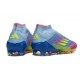Adidas F50 Elite Mid FG Nouveau Bleu Fusion Citron Lucide Rose Lucide