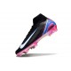 Nike Zoom Mercurial Superfly 10 Elite FG Noir Blanc Rose