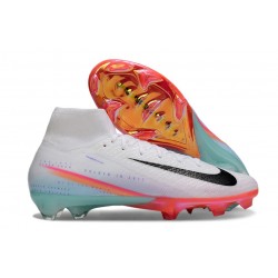 Nike Zoom Mercurial Superfly 10 Elite FG Blanc Noir Orange