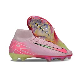 Nike Zoom Mercurial Superfly 10 Elite FG Rose Jaune