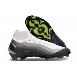 Nike Zoom Mercurial Superfly 10 Elite FG AM95 SE Noir Jaune Néon Anthracite Graphite Cl