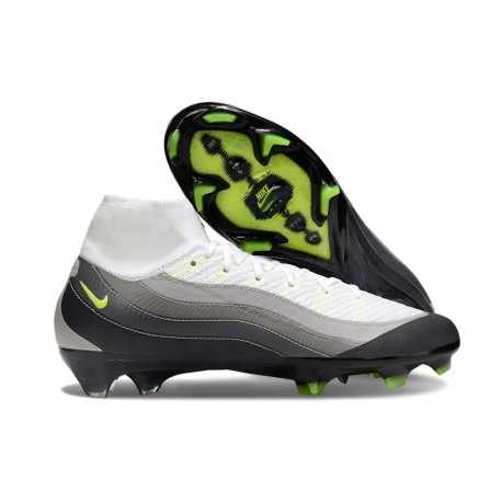 Nike Zoom Mercurial Superfly 10 Elite FG AM95 SE Noir Jaune Néon Anthracite Graphite Cl