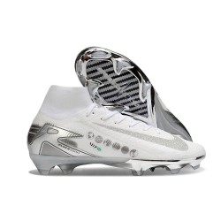 Nike Zoom Mercurial Superfly 10 Elite FG Blanc Argent