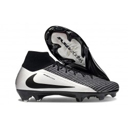 Nike Zoom Mercurial Superfly 10 Elite FG Noir Argent