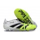 Adidas Predator 25 Elite Tongue FG Blanc Noir Citron Lucid