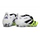 Adidas Predator 25 Elite Tongue FG Blanc Noir Citron Lucid
