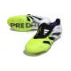 Adidas Predator 25 Elite Tongue FG Blanc Noir Citron Lucid