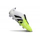 Adidas Predator 25 Elite Tongue FG Blanc Noir Citron Lucid
