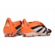 Adidas Predator 25 Elite Tongue FG Noir Orange Blanc