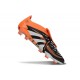 Adidas Predator 25 Elite Tongue FG Noir Orange Blanc