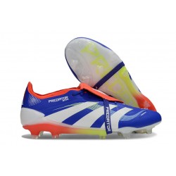 Adidas Predator 25 Elite Tongue FG Bleu Rouge Blanc