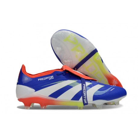 Adidas Predator 25 Elite Tongue FG Bleu Rouge Blanc