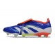 Adidas Predator 25 Elite Tongue FG Bleu Rouge Blanc