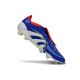 Adidas Predator 25 Elite Tongue FG Bleu Rouge Blanc
