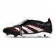 Adidas Predator 25 Elite Tongue FG Noir Blanc Rouge