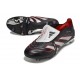 Adidas Predator 25 Elite Tongue FG Noir Blanc Rouge