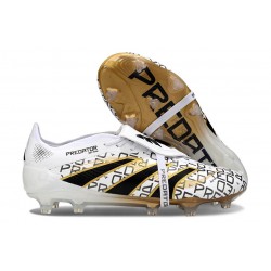 Adidas Predator Elite FT FG Neuf Blanc Noir Or Mét