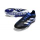 adidas Predator Elite FG Homme Crampons Noir Bleu Blanc