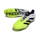 adidas Predator Elite FG Homme Crampons Blanc Noir Citron Lucid