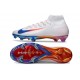 Chaussure de Foot Nike Mercurial Superfly X Elite FG Blanc Bleu Rouge
