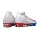 Chaussure de Foot Nike Mercurial Superfly X Elite FG Blanc Bleu Rouge