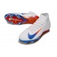 Chaussure de Foot Nike Mercurial Superfly X Elite FG Blanc Bleu Rouge