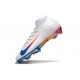 Chaussure de Foot Nike Mercurial Superfly X Elite FG Blanc Bleu Rouge