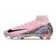 Chaussure de Foot Nike Mercurial Superfly X Elite FG Rose Noir