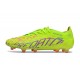 adidas Predator Elite FG Homme Crampons Citron Lucide Rose Bleu Fusion