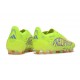 adidas Predator Elite FG Homme Crampons Citron Lucide Rose Bleu Fusion