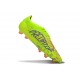 adidas Predator Elite FG Homme Crampons Citron Lucide Rose Bleu Fusion