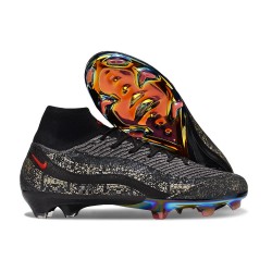 Chaussure de Foot Nike Mercurial Superfly X Elite FG AM95 Noir