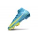 Chaussure de Foot Nike Mercurial Superfly X Elite FG Bleu Jaune