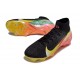 Chaussure de Foot Nike Mercurial Superfly X Elite FG Noir Jaune Orange