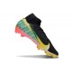Chaussure de Foot Nike Mercurial Superfly X Elite FG Noir Jaune Orange