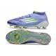 Adidas F50 Elite Mid FG Nouveau Violet Tone Citron Lucide Violet Rapide