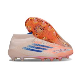 Adidas F50 Elite Mid FG Nouveau Orange Bleu