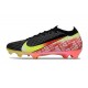 Nike Zoom Mercurial Vapor XVI Elite FG X VINI JR Noir Jaune Dynamique Vert Etincelle Cramoisi Brt