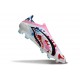 Crampons Adidas F50 Elite LL FG Blanc Bleu Rose
