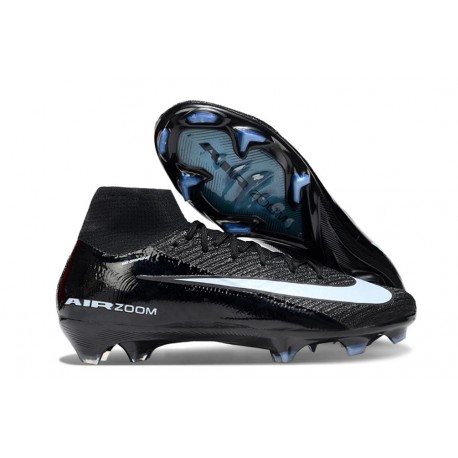 Chaussure de Foot Nike Mercurial Superfly X Elite FG Noir Bleu Givré