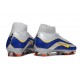 Chaussure de Foot Nike Mercurial Superfly X Elite FG Argent Bleu Jaune